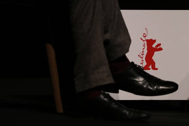 February 18, 2026, Berlin, Germany: The Berlinale logo is displayed in the Berlinale Camera award ceremony honoring Max Richter during the 76th Berlin International Film Festival (Berlinale), Europe s first major film festival of the year, at Haus Der Berliner Festspiele in Berlin. Berlin Germany  - ZUMAf146 20260218_zip_f146_033 Copyright: xRouzbehxFouladix