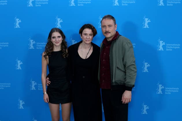 February 18, 2026, Berlin, Germany: (L-R) Actor Frida Hornemann, Director Eva Trobisch and Actor Max Riemelt pose for photographers at the photo call for Etwas ganz Besonderes (Home Stories) at the 76th Berlin International Film Festival (Berlinale), Europe s first major film festival of the year, at the Grand Hyatt Hotel in Berlin. The festival runs from February 12 to 22, 2026. Berlin Germany  - ZUMAf146 20260218_zip_f146_045 Copyright: xRouzbehxFouladix