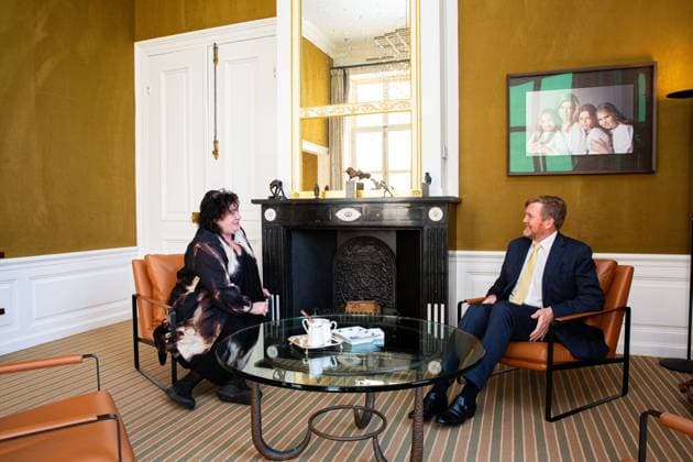 Den Haag, The Netherlands, 2026-02-18 11:46:48 THE HAGUE, 18-12-2026, Huis ten Bosh Palace, King receives House of Representatives Party Chair Caroline van der Plas - BBBPHOTO: NLBeeld POOL Wesley de Wit Credit: NL Beeld Patrick van Emst  Copyright: xx x