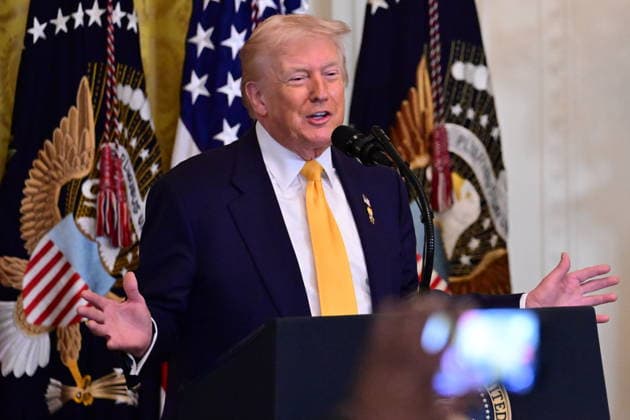 President Donald J. Trump Speaks At White House Black History Month Reception (NEW) President of the United States Donald J. Trump speaks at a Black History Month Reception at The White House. February 18, 2026, Washington, D.C., USA: United States President Donald J. Trump speaks at a Black History Month Reception. Mandatory Credit: Kyle Mazza TheNews2 (Foto: Kyle Mazza Thenews2 imago images) President Donald J. Trump Speaks At White House Black History Month Reception  Copyright: xKylexMazzax