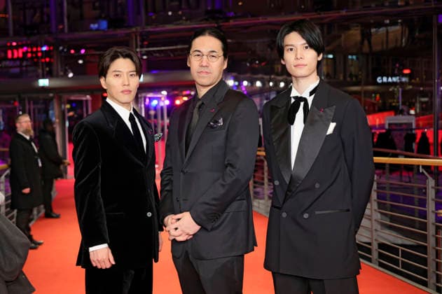 Miyu Irino, Yoshitoshi Shinomiya and Riku Hagiwara at the premiere of the animated film A New Dawn Hana rokushÃ ga akeru hi ni at the Berlinale 2026 76 Berlin International Film Festival in the Berlinale Palast Berlin, 18 02 2026 Foto:xD.xBedrosianx xFuturexImagex dawn_6203