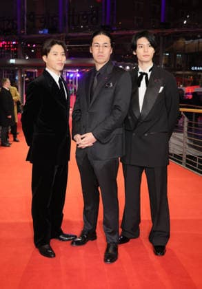 February 18, 2026, Berlin, Germany: Miyu Irino, Yoshitoshi Shinomiya and Riku Hagiwara attend the premiere of A New Dawn during the 76th Berlinale International Film Festival at Berlinalepalast in Berlin, Germany, on 18 February 2026. Photo: Berlin Germany - ZUMAm179 20260218_zep_m179_009 Copyright: xAlecxMichaelx