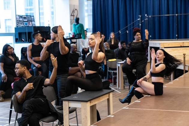 February 18, 2026, Bronx, New York, USA: Cast performs during press preview for upcoming Broadway musical Cats: The Jellicle Ball at New 42nd Street Studios in New York, NY on February 18, 2026. Bronx USA  - ZUMAr339 20260218_znp_r339_075 Copyright: xLevxRadinx