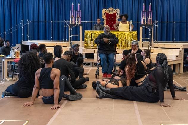 February 18, 2026, Bronx, New York, USA: Junior Labeija and Cast perform during press preview for upcoming Broadway musical Cats: The Jellicle Ball at New 42nd Street Studios in New York, NY on February 18, 2026. Bronx USA - ZUMAr339 20260218_znp_r339_081 Copyright: xLevxRadinx