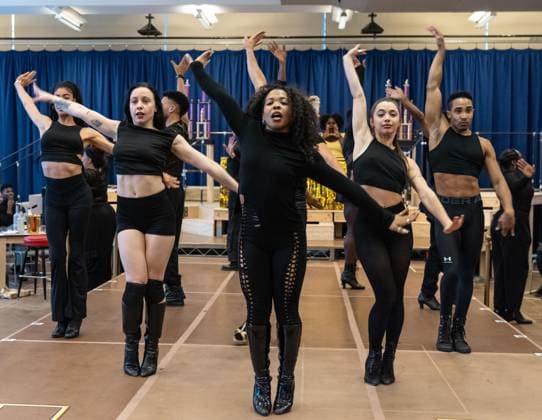 February 18, 2026, Bronx, New York, USA: Dava Huesca and Cast perform during press preview for upcoming Broadway musical Cats: The Jellicle Ball at New 42nd Street Studios in New York, NY on February 18, 2026. Bronx USA - ZUMAr339 20260218_znp_r339_085 Copyright: xLevxRadinx