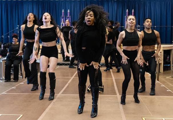 February 18, 2026, Bronx, New York, USA: Dava Huesca and Cast perform during press preview for upcoming Broadway musical Cats: The Jellicle Ball at New 42nd Street Studios in New York, NY on February 18, 2026. Bronx USA - ZUMAr339 20260218_znp_r339_086 Copyright: xLevxRadinx