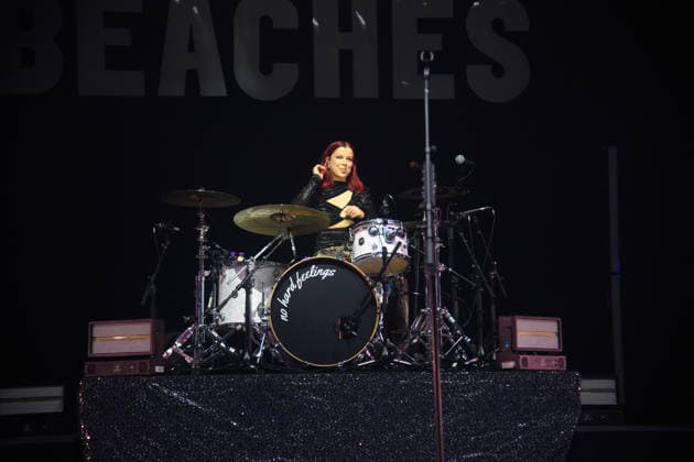 The Beaches Perform at Brixton Academy, London Drummer Eliza Enman-McDaniel of Canadian rock band The Beaches performs at Brixton Academy, London, England, UK on Wednesday 18 February 2026 as part of their No Hard Feelings Tour., Credit:Justin Ng Avalon UK, England, London, Brixton Academy  Copyright: xJustinxNgx xAvalonx 1076340351