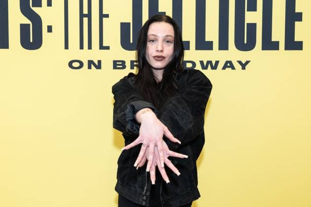 February 18, 2026, Bronx, New York, USA: Baby Byrne attends press preview for upcoming Broadway musical Cats: The Jellicle Ball at New 42nd Street Studios in New York, NY on February 18, 2026. Bronx USA  - ZUMAr339 20260218_znp_r339_118 Copyright: xLevxRadinx