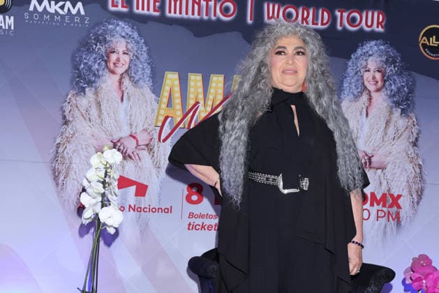 February 18, 2026, Mexico City, Ciudad de Mexico, Mexico: Singer Amanda Miguel attends a press conference to promote her Ã¢â‚¬ËœEl Me Mintio, World TourÃ¢â‚¬â ¢ at Auditorio Nacional. on February 18, 2026 in Mexico City, Mexico. Mexico City Mexico - ZUMAe321 20260218_zea_e321_006 Copyright: xYamakxPereax