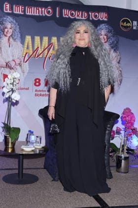 February 18, 2026, Mexico City, Ciudad de Mexico, Mexico: Singer Amanda Miguel attends a press conference to promote her Ã¢â‚¬ËœEl Me Mintio, World TourÃ¢â‚¬â ¢ at Auditorio Nacional. on February 18, 2026 in Mexico City, Mexico. Mexico City Mexico - ZUMAe321 20260218_zea_e321_007 Copyright: xYamakxPereax