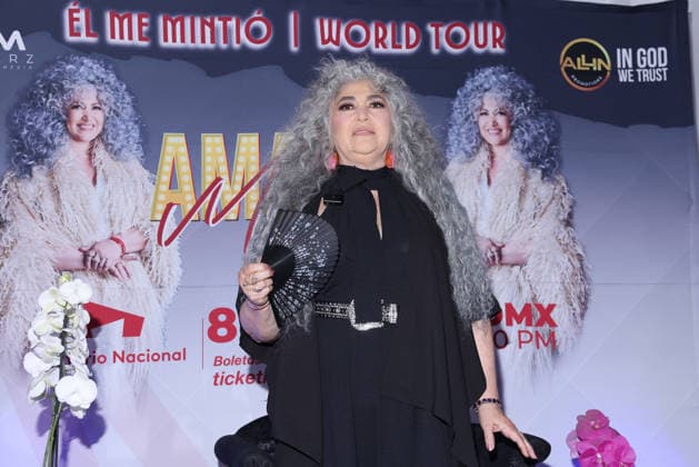 February 18, 2026, Mexico City, Ciudad de Mexico, Mexico: Singer Amanda Miguel attends a press conference to promote her Ã¢â‚¬ËœEl Me Mintio, World TourÃ¢â‚¬â ¢ at Auditorio Nacional. on February 18, 2026 in Mexico City, Mexico. Mexico City Mexico - ZUMAe321 20260218_zea_e321_016 Copyright: xYamakxPereax