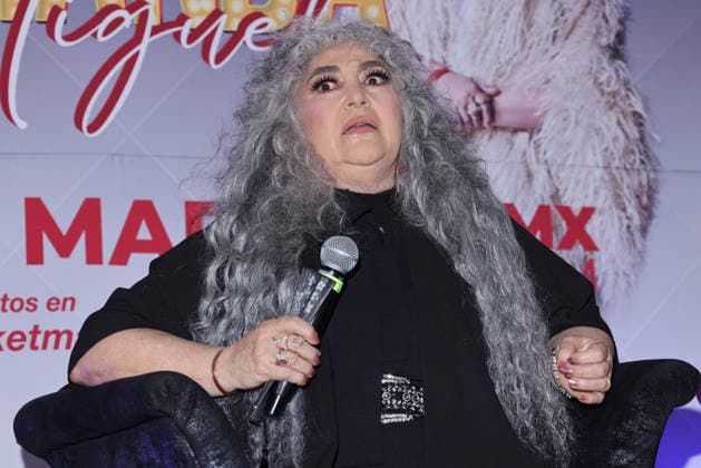 February 18, 2026, Mexico City, Ciudad de Mexico, Mexico: Singer Amanda Miguel attends a press conference to promote her Ã¢â‚¬ËœEl Me Mintio, World TourÃ¢â‚¬â ¢ at Auditorio Nacional. on February 18, 2026 in Mexico City, Mexico. Mexico City Mexico - ZUMAe321 20260218_zea_e321_018 Copyright: xYamakxPereax