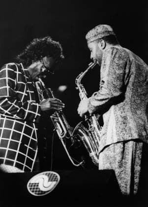 RECORD DATE NOT STATED Miles Davis and his Fusion Group, North Sea Jazz Festival, The Hague, Netherlands 1991 Photo by Brian Foskett EDITORIAL USE ONLY  Copyright: NationalxJazzxArchivex