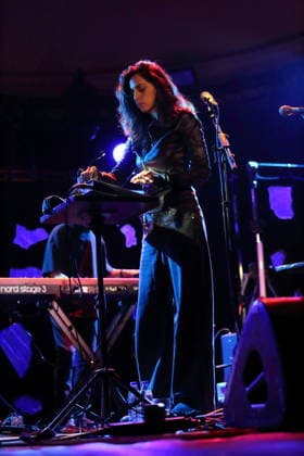 Yasmine Hamdan at a concert at Metropol in Berlin, February 18, 2026 Yasmine Hamdan concert Berlin