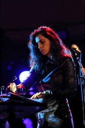 Yasmine Hamdan at a concert at Metropol in Berlin, February 18, 2026 Yasmine Hamdan concert Berlin