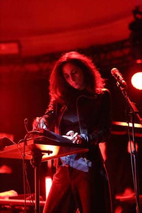 Yasmine Hamdan at a concert at Metropol in Berlin, February 18, 2026 Yasmine Hamdan concert Berlin
