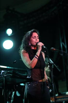 Yasmine Hamdan at a concert at Metropol in Berlin, February 18, 2026 Yasmine Hamdan concert Berlin