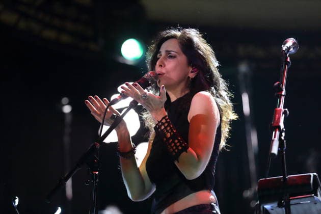 Yasmine Hamdan at a concert at Metropol in Berlin, February 18, 2026 Yasmine Hamdan concert Berlin