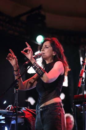 Yasmine Hamdan at a concert at Metropol in Berlin, February 18, 2026 Yasmine Hamdan concert Berlin