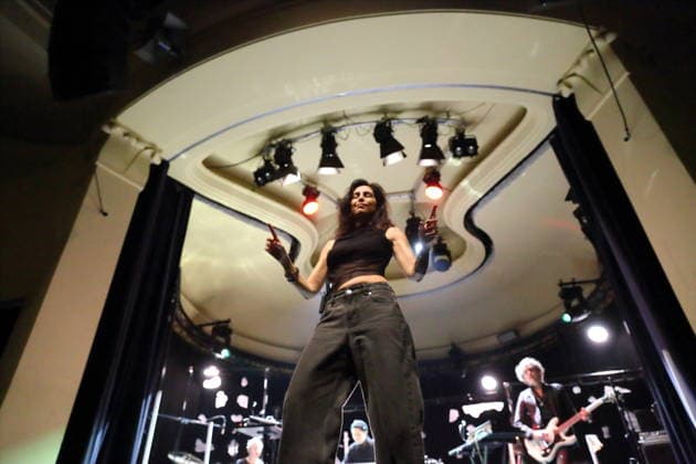Yasmine Hamdan at a concert at Metropol in Berlin, February 18, 2026 Yasmine Hamdan concert Berlin