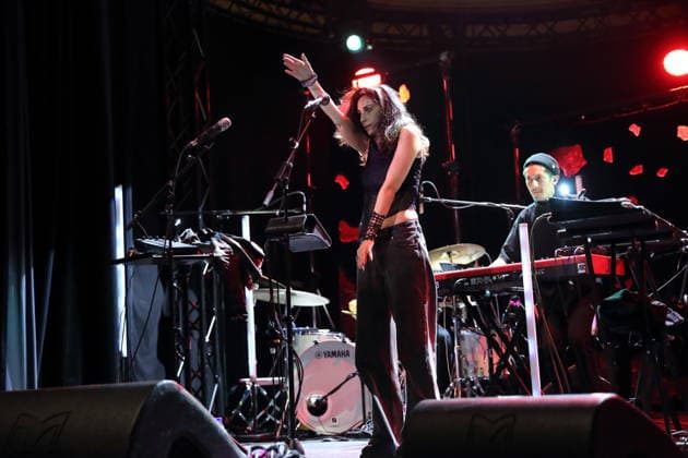 Yasmine Hamdan at a concert at Metropol in Berlin, February 18, 2026 Yasmine Hamdan concert Berlin
