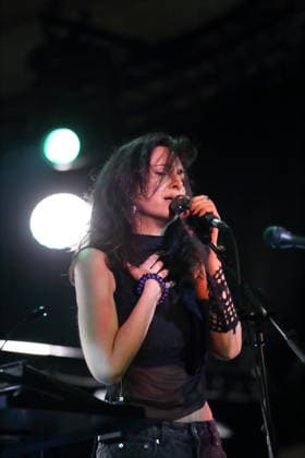 Yasmine Hamdan at a concert at Metropol in Berlin, February 18, 2026 Yasmine Hamdan concert Berlin