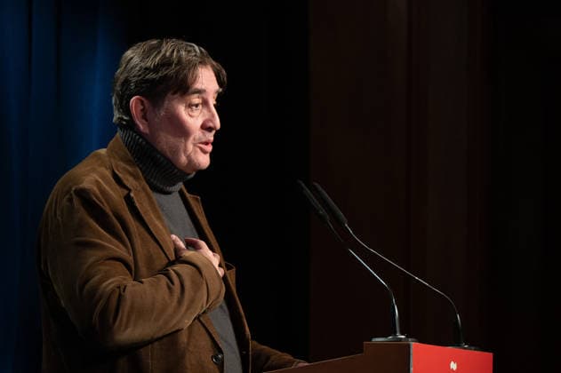 Tribute to Joan Margarit in Madrid, Spain - 18 Feb 2026 Luis García Montero attends the tribute to Joan Margarit at the Cervantes Institute. Madrid Spain Copyright: xAtilanoxGarciax xSOPAxImagesx photos05727