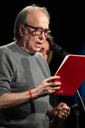 Tribute to Joan Margarit in Madrid, Spain - 18 Feb 2026 Joan Manuel Serrat performs during the tribute to Joan Margarit at the Cervantes Institute. Madrid Spain Copyright: xAtilanoxGarciax xSOPAxImagesx photos05736