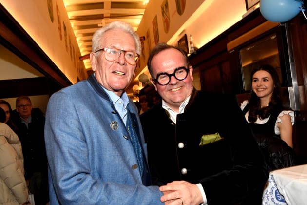 Prof Dr med Wolfgang Pforerringer Clemens Baumgaertner CSU Mayor Candidate Munich 18 02 2026 To the Franciscan Ash Wednesday Fish Dinner Photo Munich