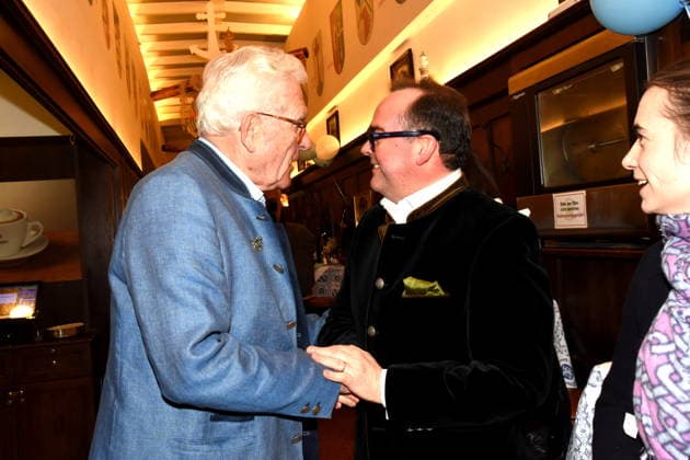 Prof Dr med Wolfgang Pforerringer Clemens Baumgaertner CSU Mayor Candidate Munich 18 02 2026 To the Franciscan Ash Wednesday Fish Dinner Photo Munich