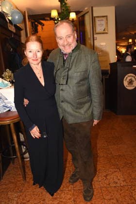 Birgit Wolff Faltermeyer PR Harold Faltermeyer Composer Music Producer Munich 18 02 2026 To the Franciscan Ash Wednesday Fish Dinner Photo Munich