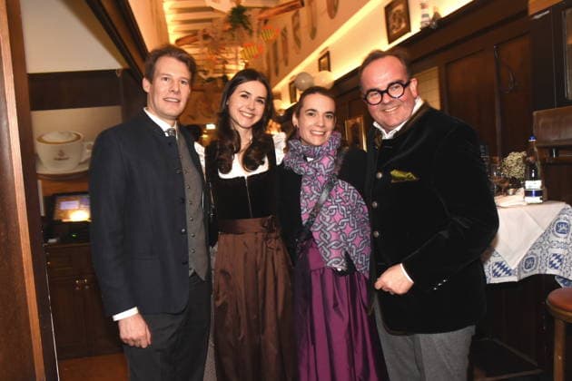 Matthias Anastassia Reinbold Landlord Stefanie Clemens Baumgaertner CSU Mayor Candidate Munich 18 02 2026 To the Franciscan Ash Wednesday Fish Dinner Photo Munich