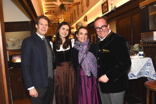 Matthias Anastassia Reinbold Landlord Stefanie Clemens Baumgaertner CSU Mayor Candidate Munich 18 02 2026 To the Franciscan Ash Wednesday Fish Dinner Photo thaler Munich