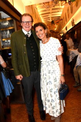 Franz Georg Birgit Strauss Munich 18 02 2026 To the Franciscan Ash Wednesday Fish Dinner Photo Munich