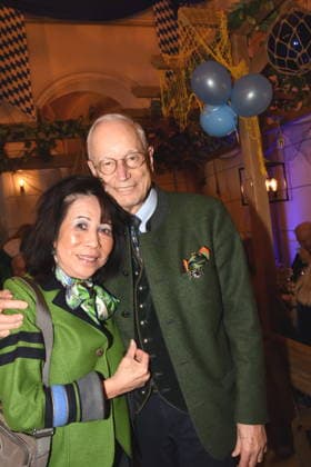 Soo Leng Kuchenreuther Prof Dr Hartmut H Kunstmann Munich 18 02 2026 To the Franciscan Ash Wednesday Fish Dinner Photo Munich
