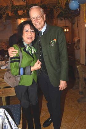 Soo Leng Kuchenreuther Prof Dr Hartmut H Kunstmann Munich 18 02 2026 To the Franciscan Ash Wednesday Fish Dinner Photo Munich