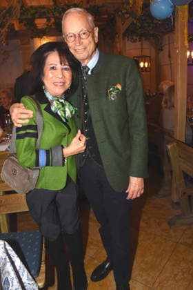 Soo Leng Kuchenreuther Prof Dr Hartmut H Kunstmann Munich 18 02 2026 To the Franciscan Ash Wednesday Fish Dinner Photo Munich