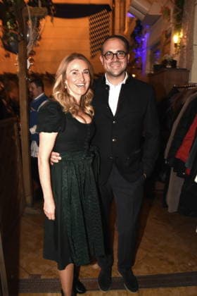 Stephanie Hasse Lawyer Thomas Mang Architect Son of Prof. Dr. med Werner Mang Munich 18 02 2026 To the Franciscan Ash Wednesday Fish Dinner Photo Munich