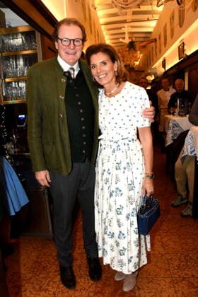 Franz Georg Birgit Strauss Munich 18 02 2026 To the Franciscan Ash Wednesday Fish Dinner Photo Munich