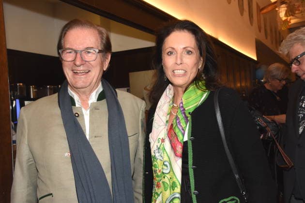 Thomas Haffa Entrepreneur Pia Hahn Munich 18 02 2026 To the Franciscan Ash Wednesday Fish Dinner Photo Munich