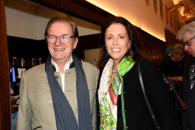Thomas Haffa Entrepreneur Pia Hahn Munich 18 02 2026 To the Franciscan Ash Wednesday Fish Dinner Photo Munich