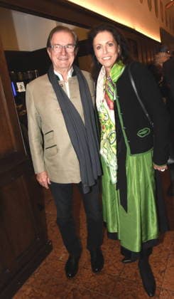 Thomas Haffa Entrepreneur Pia Hahn Munich 18 02 2026 To the Franciscan Ash Wednesday Fish Dinner Photo Munich