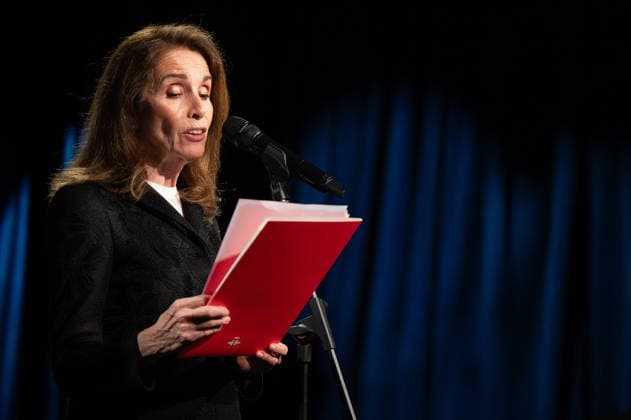 February 18, 2026, Madrid, Spain: Ana BelÃ n performs during the tribute to Joan Margarit at the Cervantes Institute. Madrid Spain - ZUMAs197 20260218_aaa_s197_452 Copyright: xAtilanoxGarciax