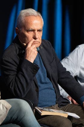February 18, 2026, Madrid, Spain: Juan Cruz attends the tribute to Joan Margarit at the Cervantes Institute. Madrid Spain  - ZUMAs197 20260218_aaa_s197_467 Copyright: xAtilanoxGarciax
