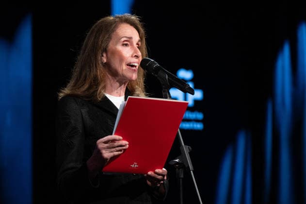 February 18, 2026, Madrid, Spain: Ana BelÃ n performs during the tribute to Joan Margarit at the Cervantes Institute. Madrid Spain  - ZUMAs197 20260218_aaa_s197_477 Copyright: xAtilanoxGarciax