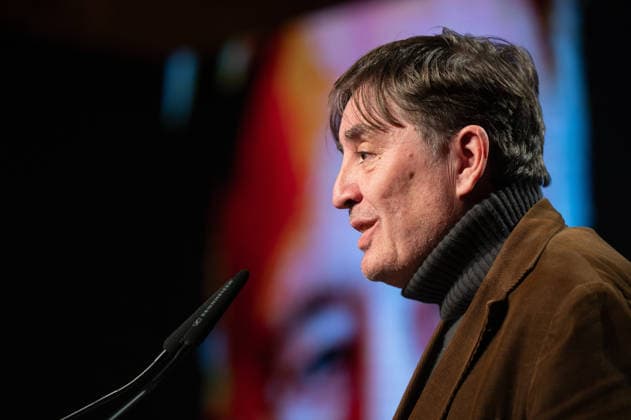 February 18, 2026, Madrid, Spain: Luis Garcia Montero attends the tribute to Joan Margarit at the Cervantes Institute. Madrid Spain - ZUMAs197 20260218_aaa_s197_460 Copyright: xAtilanoxGarciax