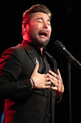 February 18, 2026, Madrid, Spain: Miguel Poveda performs during the tribute to Joan Margarit at the Cervantes Institute. Madrid Spain - ZUMAs197 20260218_aaa_s197_463 Copyright: xAtilanoxGarciax