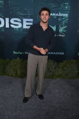 LOS ANGELES, CALIFORNIA FEBRUARY 18 Tanner Zagarino the premiere of Hulus Paradise Season 2 at Paramount Theatre on February 18, 2026 in Los Angeles, California Credit Michael Mattes AdMedia 453232 2026 02 19  Copyright: xAdMediax STAR_453232_002