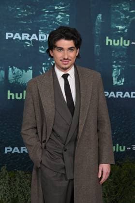 LOS ANGELES, CALIFORNIA FEBRUARY 18 Charlie Evans the premiere of Hulus Paradise Season 2 at Paramount Theatre on February 18, 2026 in Los Angeles, California Credit Michael Mattes AdMedia 453232 2026 02 19  Copyright: xAdMediax STAR_453232_005