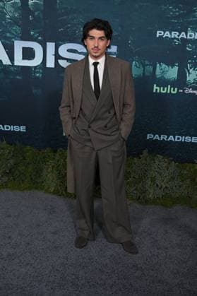 LOS ANGELES, CALIFORNIA FEBRUARY 18 Charlie Evans the premiere of Hulus Paradise Season 2 at Paramount Theatre on February 18, 2026 in Los Angeles, California Credit Michael Mattes AdMedia 453232 2026 02 19  Copyright: xAdMediax STAR_453232_007